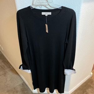 Soft Black Sweater Dress ( NEW ) from the LOFT